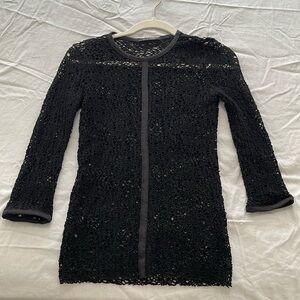 Calvin Rucker Sheer Mesh Top